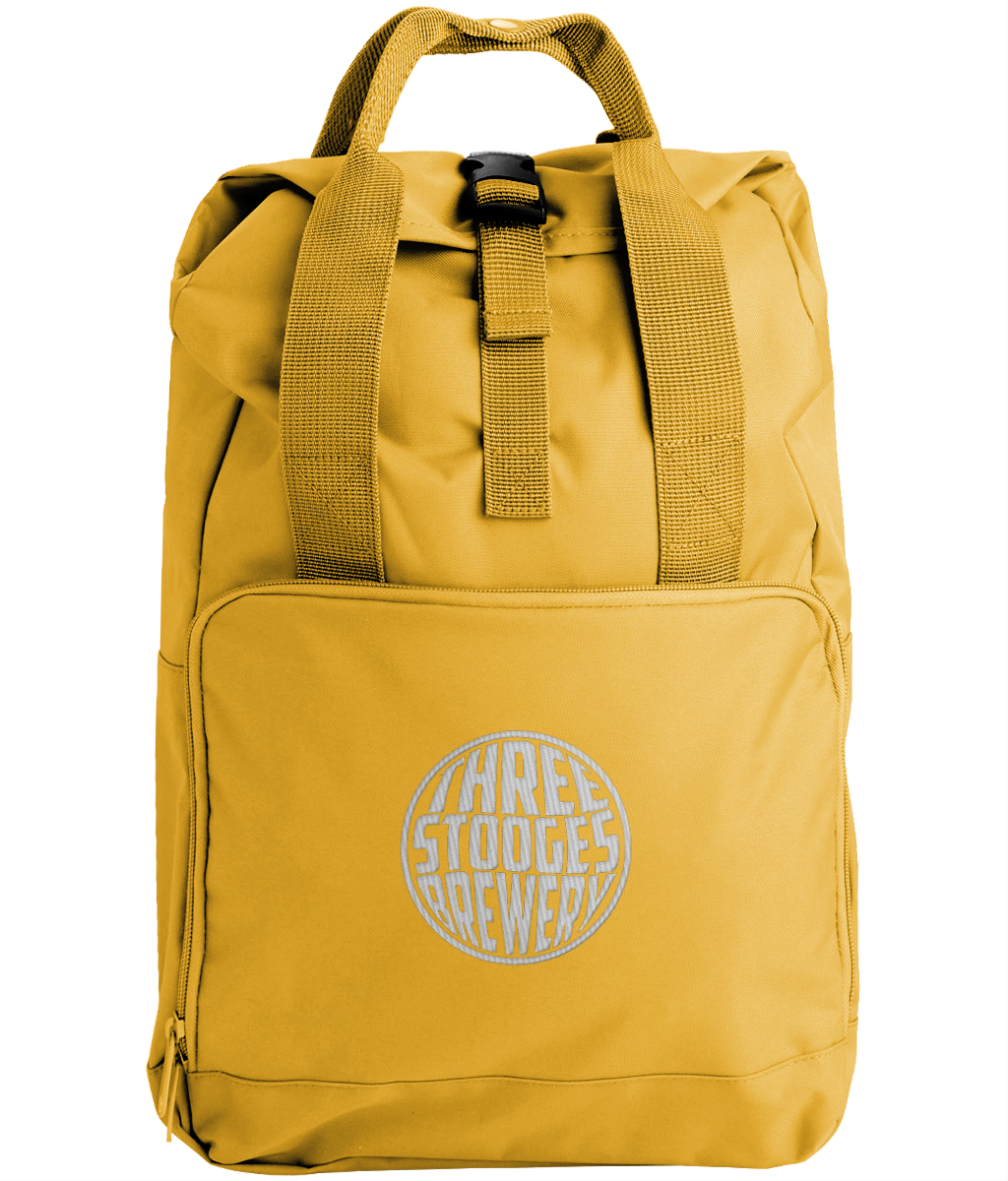 Three Stooges Twin Handle Roll-Top Backpack