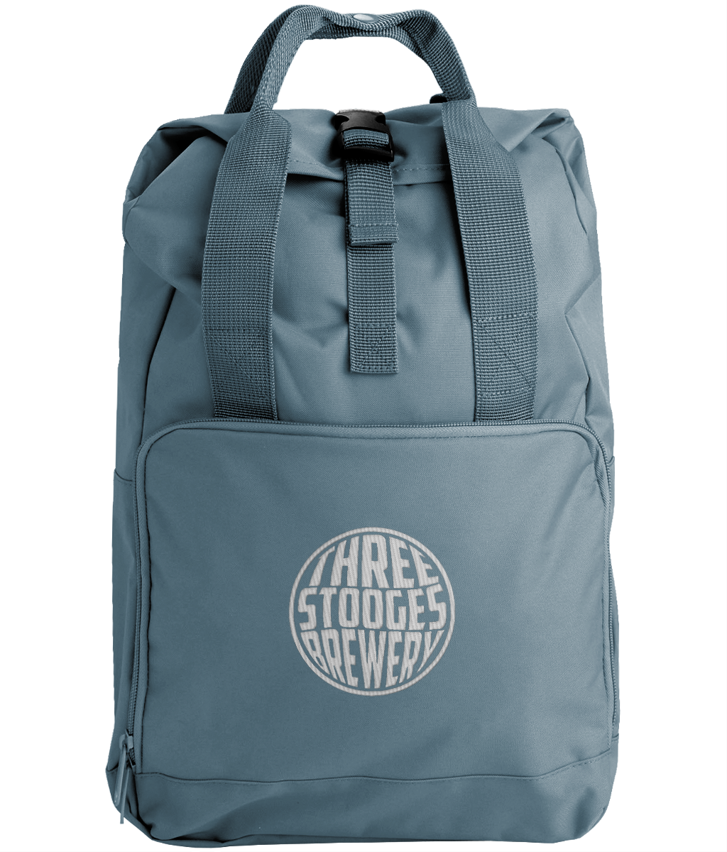 Three Stooges Twin Handle Roll-Top Backpack