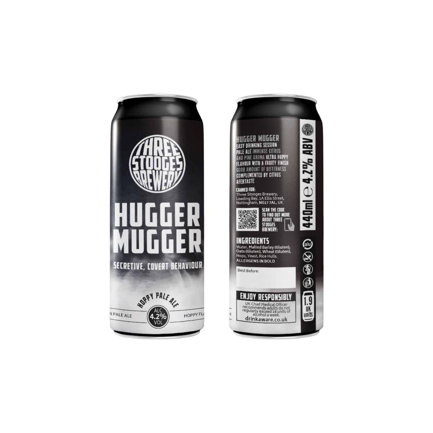 Hugger Mugger 440ml (Single Can)